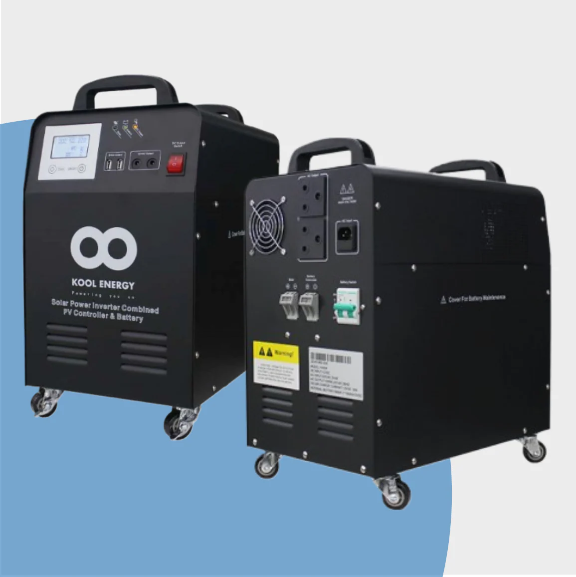 Kool Energy Mobile Inverter Trolley 2KW- 100Ah Lithium Battery