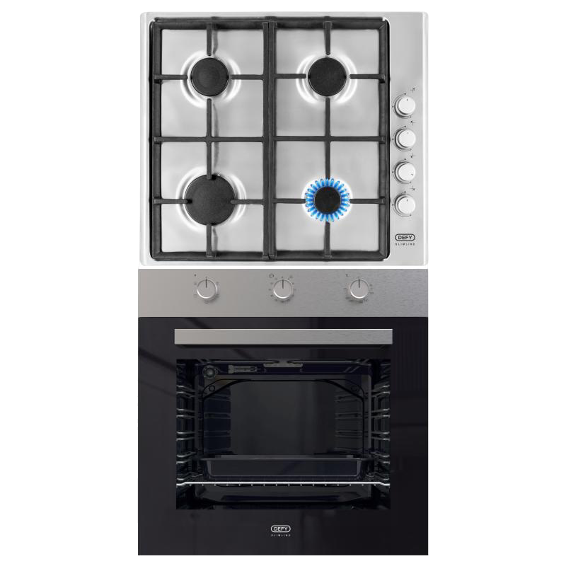 Defy 60CM Oven and Gas Hob Box set DCB843E